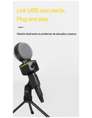 Microfone de Estúdio Profissional