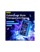 Powerbank Cyberpunk 10000mAh Transparente