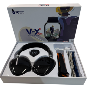 Conjunto Relógio Smart V-X Max + Acessórios