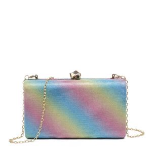 Clutch Rosa com Glitter