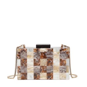 Clutch Acrílico Camel