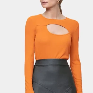 Camisola Canelada Abertura