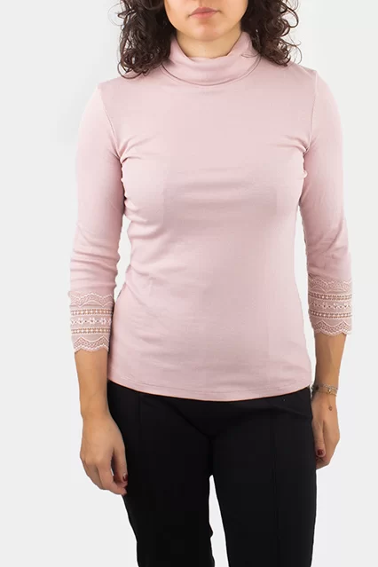 Camisola Canelada Decote V