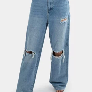 CALÇA DE GANGA COM ROTO